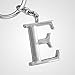 Z526_B New Arrival Adorable Alphabet Initial Letter E Keychain Key Ring