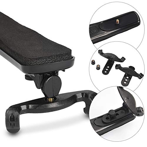 image for kwmobile Violin Shoulder Rest - Violin Shoulder Pad Adjustable Design 