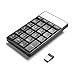 Number Pad, WADEO USB Numeric Keypad, with Full Size 23-Key 2.4GHz Wireless Number Keypad for MAC OS X, Windows XP, Vista, 7, 8, 10 2000 with USB Port