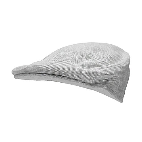Pierre Cardin Mens Big and Tall Summer newsboy Cap, White, 4XL
