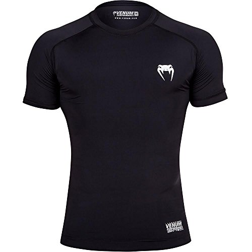 Venum Men's Contender 2 Long sleeve Compression Shirt, Black, XX-Large