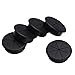 HYCC 5 Pack 2-3/8 Inch Flexible Desk Grommet,Organize Wires and Cables on Office Equipment, Computer Components, Entertainment Systems Effectively - Color: Black