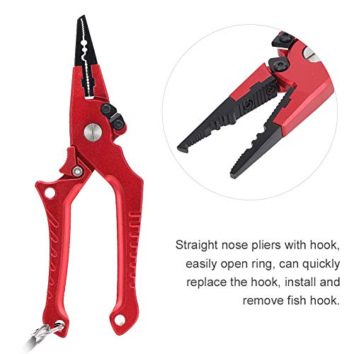 RiToEasysports Angelzange, Lure Self Locking Angelzange Fish Controller Tong Set Aluminiumlegierung Outdoor… – Bild 8
