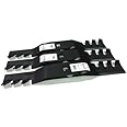 Set of 3 Extreme Mulch Blades 742-04053A 942-04053A R12809 fits Cub Cadet i1050 RZT50 LT1050 SLT1050 LTX1050 ZTT50