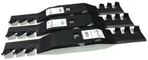 Set of 3 Extreme Mulch Blades 742-04053A 942-04053A R12809 fits Cub Cadet i1050 RZT50 LT1050 SLT1050 LTX1050 ZTT50