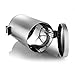 malmo Round Step Trash Cans with Lids, Brushed Finished Stainless Steel Waste Bins (5L)