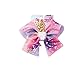 JOJO Siwa Girls Large Hair Bow Ties Rhinestones Many Colors Styles Exclusives (Large, Unicorn Pink Purple)