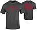 Elite Fan Shop Alabama Crimson Tide Tshirt Heather Gray - XX-Large - Charcoal