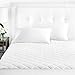 Sleep Restoration Fitted Microfiber Mattress Pad Cover - Quilted and Hypoallergnic - King
