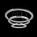 LightInTheBox Pendant Light Modern Design LED Living Three Rings Modern Simple Ceiling Light Fixture Chandeliers Lighting, Color=White