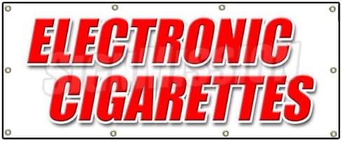 36"x96" Electronic Cigarettes Banner Sign Hookah pens e-hookahs Vape Pipes