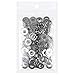 Favordrory 1/4 Inch Stainless Flat Washer, 5/8 Inch Outside Diameter, 304 Stainless Steel, 100 Pieces