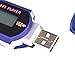 32GB MP3 WMA USB Music Player FM Radio With LCD Screen, Blue