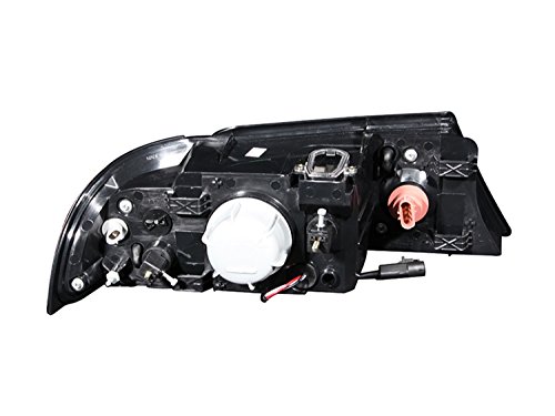 Anzo USA 111046 Lincoln Navigator Crystal Black Headlight Assembly - (Sold in Pairs) - Thumbnail 2