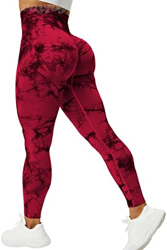 VOYJOY Tie Dye Seamless Leggings for Women High Waist Yoga Pants