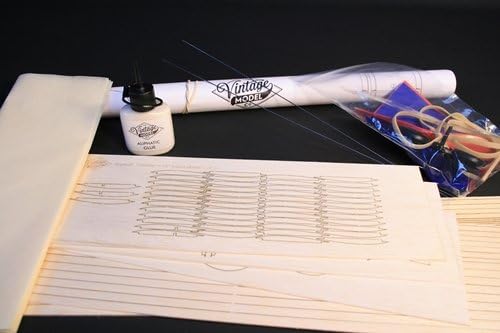 F&G Supplies WW1 Sopwith Tri-plane complete model rubber-powered balsa wood aircraft plane kit that really flies in a lovely presentation box - Image 4