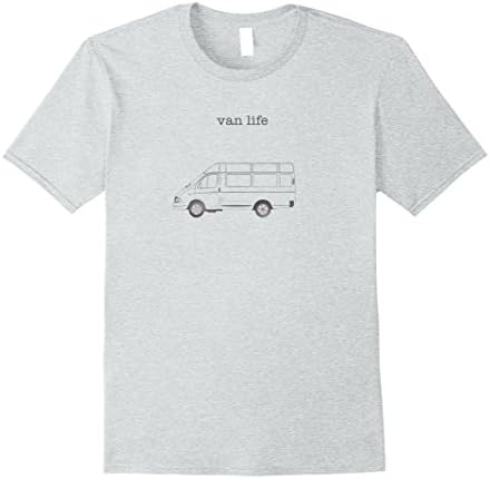 Mens Sprinter Van shirt: vanlife, van life, van life tshirt Large Heather Grey