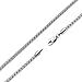 AmyRT Jewelry 3mm Titanium Steel Rolo Silver Chain Necklaces for Women Men 16 to 30 in