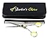 Professional Hair Cutting Barber Scissors/Shears with Comb and Case - 6.5'' Overall Length - Japanese Stainless Steel - Sharp Razor Edge - with Adjustment Tension Screw - by Barber's Choice