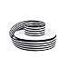 Black and White Striped Grosgrain Ribbon 1 Inch Christmas Gift Wrap Ribbon for DIY Hair Accessories Crafts Party Wedding Holiday Decoration 25 Yards