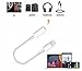iPhone 7 / 7 plus / 8 / X Lightning to 3.5 mm Headphone Jack Adapter, (Support iOS 10.3, iOS 11)ADABUNNY Lightning Connector to 3.5mm AUX Female Audio for iPhone 7, 7 plus, 8, 8 plus, X(White)