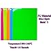Neon Heat Transfer Vinyl，Neon Color Heat Press Vinyl Iron-on HTV for DIY T-Shirts 、Idea Fabrics 5 Sheets 12x10 inches (Neon Green,Neon Yellow,Neon Pink,Neon Blue,Neon Orange)