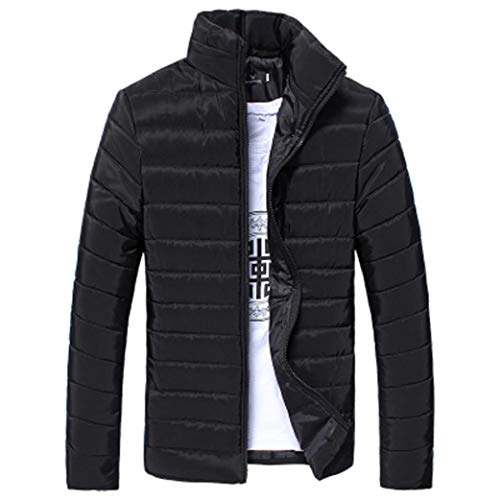 Muranba Clearance Men Stand Zipper Warm Winter Thick Coat Jacket