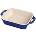 Staub 40508-594 Ceramics Rectangular Baking Dish, 13x9-inch, Dark Blue
