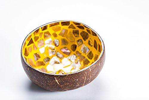 Decorative Coconut Bowl 5.12" Multi Usage For Kitchen, Serving And More 100% Coconut Shell