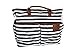 Diaper Bag for Stylish Moms, Black/White, Premium Cotton Canvas Tote Bag, 13 pockets Including Insulated Bottle Holders, by MommyDaddy&Me, Black/White