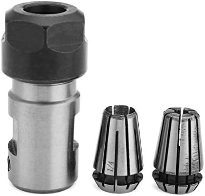 ER11A 5mm CNC Spindle Motor Shaft Extension Rod Holder with 1/8 1/4 Inch Spring Chuck Collet excelsior mini lathe central machinery taig jet 1642 1220 vicmarc chuck wood chucks