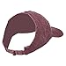 Ladies Washed Cotton Ponytail Cap - Maroon
