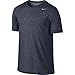 NIKE Men's Dri-FIT Cotton 2.0 Tee, Obsidian Heather/Matte Silver, XXXX-Large