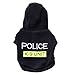 Sumen Small Pet Dog Hoodie Fashion Costume Puppy T-Shirt (Black, XS)