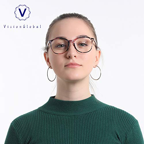 Blue Light Blocking Glasses for Women, Anti Eyestrain, Computer Reading