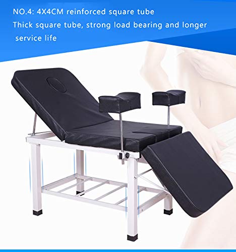 DZWJ Gynecological Examination Bed Maternity Bed Gynecological Washing Examination Bed Beauty Bed Female Health Treatment,Red - Thumbnail 2