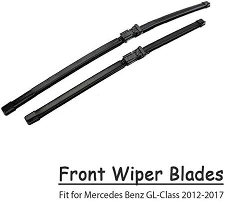 Wipers BACKAR 2pcs Front Windshield Wiper Blades For Mercedes Benz GL Class GL 350 400 450 Gl 500 550 63 Accessories - (Color: For X166 2012-2017)