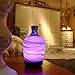 COOSA 100ml Aromatherapy Essential Oil Diffuser Glass Handmade Cool Mist Humidifier Waterless Auto Shut-Off with 4 Time Setting and Color Changing Light for Home Deco Office Baby Spa Yoga