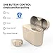 NENRENT S570+ Bluetooth Earbud,Smallest Mini Invisible V4.1 Wireless Bluetooth Earpiece Headset Headphone Earphone with 400mAh Charging Case Dock for iPhone iPad Samsung Galaxy LG Nude (1 Piece)…