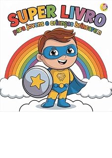 Livro Super Livro Para Jovens e Crianças Brincarem De Colorir