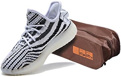 moyy Men's Women's Breathable Mesh Boost 350 V2 Sport Sneakers Running Shoes Fitness Sneakers Send Waterproof Bag