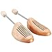 DANGSHAN Unisex Cedar Shoe Tree Adjustable with Tension Spring Coil 1 Pair