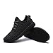 Nepretty Casual Fashion Sneakers Breathable Athletic Running Sports Shoes Men Women Unisex Couple, All Black