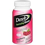 Dex4 Fast Acting Glucose Tablets Raspberry - 50 ct