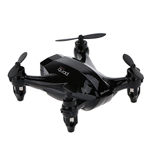 Dwi Dowellin Mini Drone For Beginners 2.4G 4CH 6 Axis Headless Mode RC Small Quadcopter Nano Pocket Aircraft X165 Black