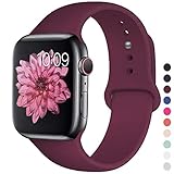 YOUKEX Compatible with Apple Watch Band 38mm 42mm 40mm 44mm Sport Band Replacement Straps for iWatch 1 2 3 4