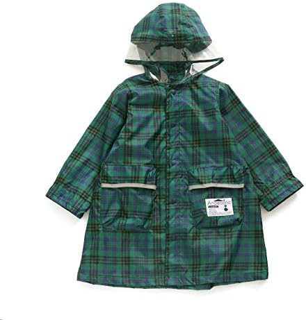 アンパサンド 無地マチ付レインコート キッズ 子供用 女の子 男の子 雨 海外限定 梅雨 110cm 130cm アウトドア レイン 140cm 遠足 子供 1cm