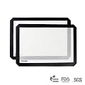 Aboden Non-Stick Silicone Baking Mat Set, Pack of 2