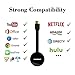 Wifi Display Dongle - Wireless HDMI Dongle, 1080P Mirroring Dongle Compatible with IOS/Android/Windows/MAC, Support Airplay Mirror/DLNA/Miracast by SUMBOAT (black)