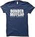 Dunder Mifflin Inc. WOMENS T-shirt Tee (Medium, NAVY BLUE)